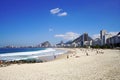Praia do Leme beach, Rio de Janeiro, Brazil Royalty Free Stock Photo