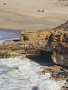 View of a Sea Cave at Praia do Norte (North Beach) in NazarÃ©, Portugal