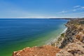 Praia do Zavial, Algarve, Portugal Royalty Free Stock Photo