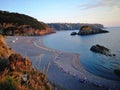 Praia a Mare - Scorzone beach at sunset