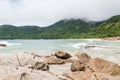 Praia Meio beach near Paraty, Brazil Royalty Free Stock Photo