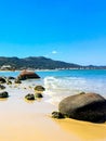 Praia no Brasil Royalty Free Stock Photo