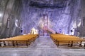 Indoor chapel in the Salt Mine Museum of Praid, Transylvania