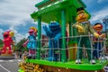 Prairie Dawn dancing in Sesame Street Party Parade at Seaworld 6