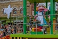 Prairie Dawn in Sesame Street Party Parade at Seaworld 81