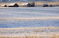 Prairie Landscape Winter Royalty Free Stock Photo