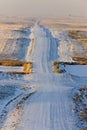 Prairie Landscape Winter Royalty Free Stock Photo