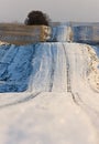 Prairie Landscape Winter Royalty Free Stock Photo