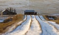 Prairie Landscape Winter Royalty Free Stock Photo