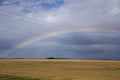 Prairie Rainbow in Saskatchewan Royalty Free Stock Photo