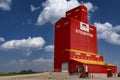 Prairie Skyscrapers: Stoughton Grain Elevator Royalty Free Stock Photo