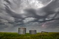 Prairie Storm Clouds Royalty Free Stock Photo