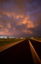 Prairie Storm Clouds Sunset