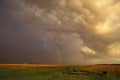 Prairie Storm Clouds Sunset