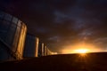 Prairie Storm Clouds Sunset