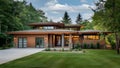Prairie-Style Home. Concept Architecture, Interior Design, Sustainable Living, Decorating Ideas