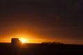 Prairie Sunset Sillouette