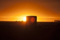 Prairie Sunset Sillouette