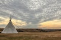 Prairie Teepee Royalty Free Stock Photo