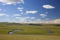 Prairies river Royalty Free Stock Photo