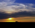 Prairies - Sunset Royalty Free Stock Photo