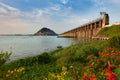 Prakasam Barrage bridge