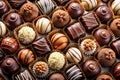 Praline Chocolate Sweets Background Royalty Free Stock Photo