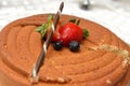 Praline mousse cake Royalty Free Stock Photo