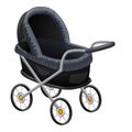 Pram baby icon, cartoon style