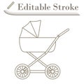 Pram Icon Royalty Free Stock Photo