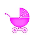 Pram icon Royalty Free Stock Photo