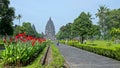 Prambanan or Candi Rara Jonggrang is a Hindu temple compound in Royalty Free Stock Photo