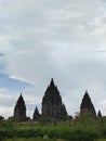 Prambanan Hindu Temple In Indonesia Royalty Free Stock Photo