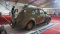 Freshly restored 1949 Volkswagen Beetle split windows displayed at Jogja VW Festival Royalty Free Stock Photo