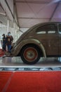 Volkswagen Beetle split windows displayed at Jogja VW Festival