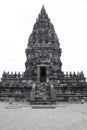 Prambanan main temple on white background Royalty Free Stock Photo