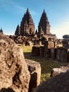 Prambanan tample Royalty Free Stock Photo