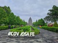 Prambanan temple or candi, yogyakarta, central java, indonesia, with some tourist seen