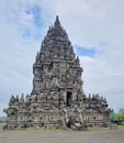 Prambanan temple or candi, yogyakarta, central java, indonesia, with some tourist seen