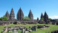 Prambanan temple compounds Royalty Free Stock Photo