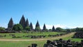 Prambanan temple compounds Royalty Free Stock Photo