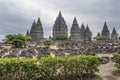 The Prambanan temple, Java, Indonesia Royalty Free Stock Photo