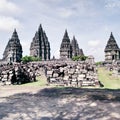 Prambanan temple at Middle of java Royalty Free Stock Photo
