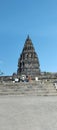Prambanan temple in middle of java indonesia Royalty Free Stock Photo