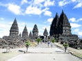 Prambanan Temple or Rara Jonggrang, one of the largest Hindu Temple at Yogyakarta,Central Java, Indonesia with complex structure