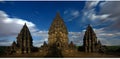 Prambanan Temple vie at Yogyakarta Indonesia