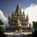 Prambanan temple in Yogyakarta, Java, Indonesia AI Generated