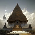 Prambanan Temple in Yogyakarta, Java, Indonesia AI generated