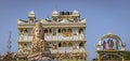 Pranami Krisna trust temple and residential complex with huge Shiva statue in front at Rameswaram, India