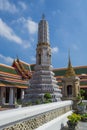 Prang at Wat Phra Chetuphon, Bangkok, Thailand Royalty Free Stock Photo